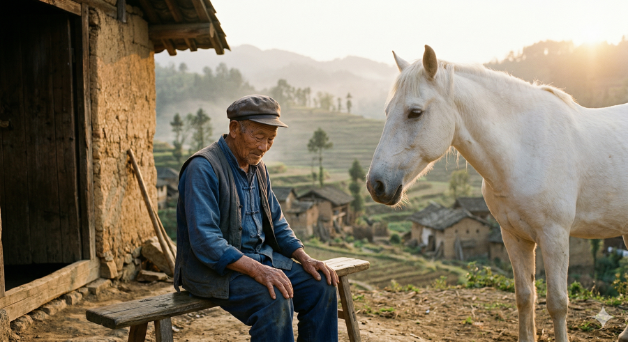 Der alte Mann und das Pferd